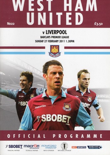 Match programme